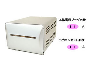 カシムラ NTI1-50 海外国内用大型変圧器 【110-130V/2000VA】