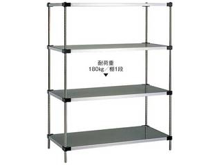 シェルフ 18−8 ソリッドエレクター シェルフ LSS（S）シリーズ P1900 5段 LSS610S 幅606×奥行614×高さ1892 シェルフ 18－8 ソリッドエレクター シェルフ 棚（18－8）1段 LSS（S