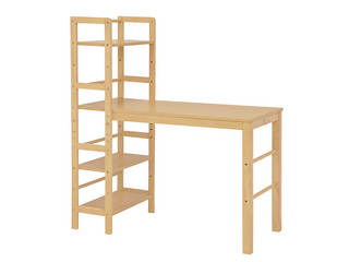 HAGIHARA ハギハラ メーカー直送代引不可 棚付デスク ナチュラル VD-7375NA 10,212円