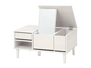 HAGIHARA ハギハラ メーカー直送代引不可 センターテーブル コスメテーブル ドレッサー 幅75cm ホワイト RD-1125WS 新生活 一人暮らし おしゃれの通販は