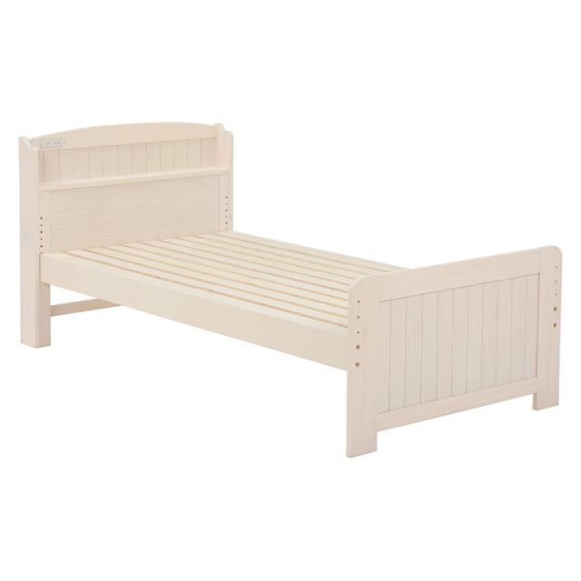 宮付 シングルベッド タンテ アイボリー 宮付 シングルベッド(幅100