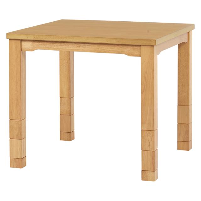 HAGIHARA ハギハラ ダイニングこたつ 幅80cm 高さ6段階調節 ナチュラル KOT-7311NA-80