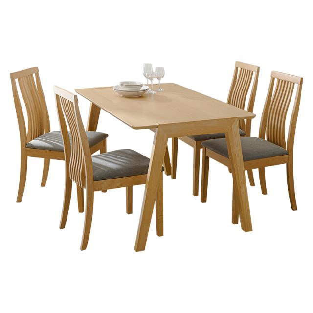 萩原 ハギハラ ダイニング５点セット グレー MI-860935NALGY-5S