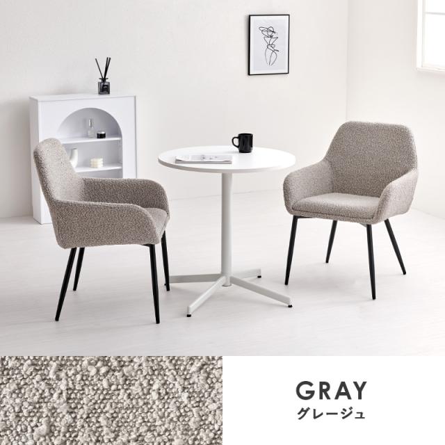 萩原 ハギハラ テーブル＆チェア３点セット ホワイト LT-4931WH-47WH-3S_3