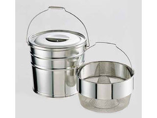 MINEX ミネックスメタル １８−８バケットII 水切りタイプ １５Ｌ 中目