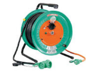 NICHIDO 日動工業 電工ドラム 防雨防塵型びっくリール100V アース付 30m RBW-E30Sの通販は