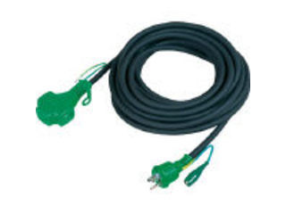 NICHIDO/日動工業 スタミナトリプルポッキン延長コード アース付 20m 黒 PPTF-20Eの通販は延長コード・電工ドラム（コードリール）