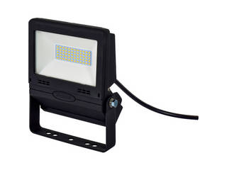 NICHIDO/日動工業 LED投光器 常設用フラットライト20W 黒 LJS-FH20D-BK-50Kの通販は 20,161円