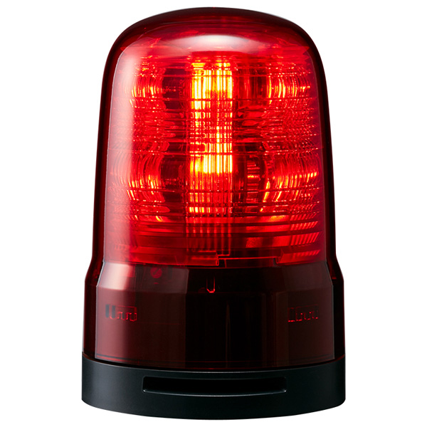 PATLITE パトライト 小型LED回転灯 赤 DC12〜24V ブザー付き SF08-M1KTB-R