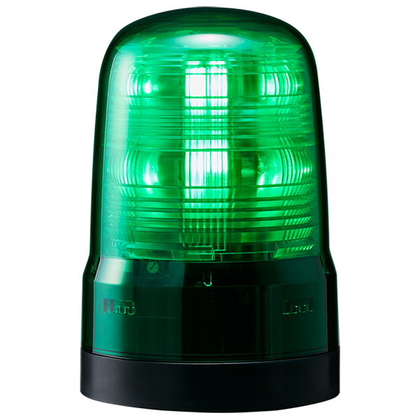 PATLITE パトライト 小型LED回転灯 緑 AC100〜240V SF08-M2KTN-G