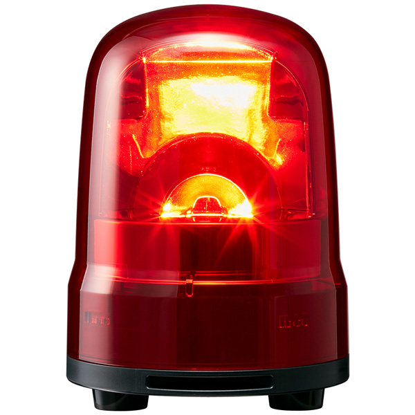 PATLITE パトライト 中型LED回転灯 赤 AC100〜240V ブザー付き SKH-M2TB-R