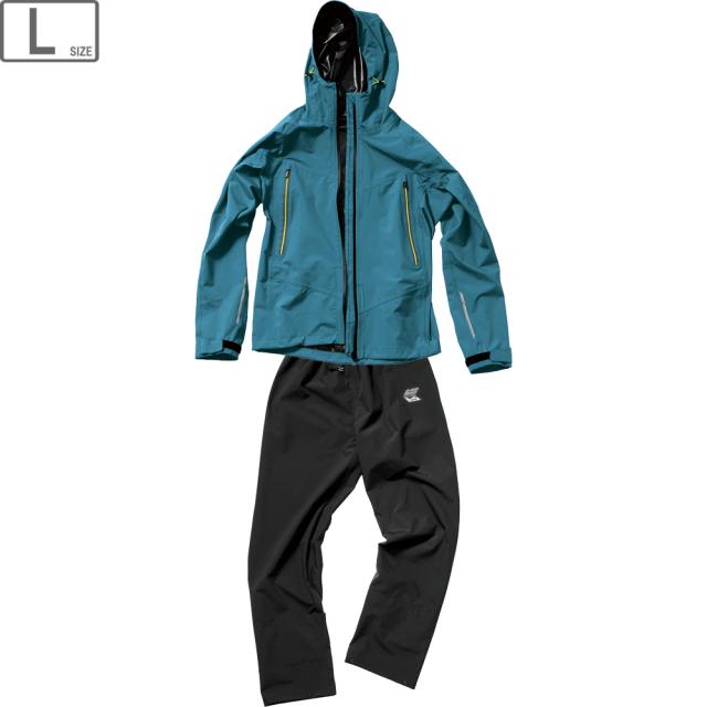 Makku/マック アークライトレインスーツ Lサイズ ブルー AS300の通販は