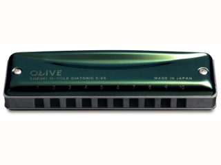 SUZUKI/スズキ 10穴ハーモニカ OLIVE オリーブ C-20 (C調)の通販は 5,280円
