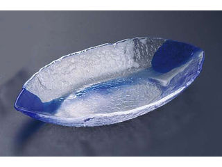 JOETSU 上越クリスタル硝子 硝子和食器　一筆　舟盛