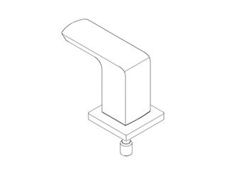 TOTO トートー ハンドル部 湯用 THA36-2Aの通販は