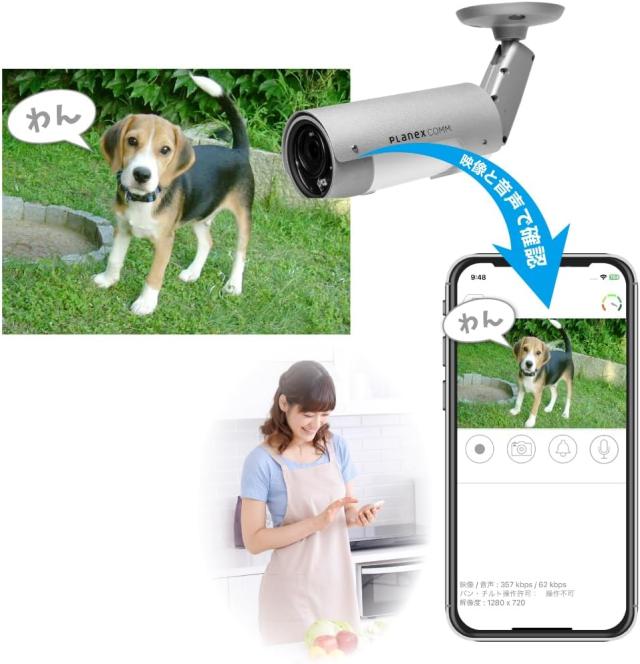 PLANEX プラネックスコミュニケーションズ ネットワークカメラ 防犯
