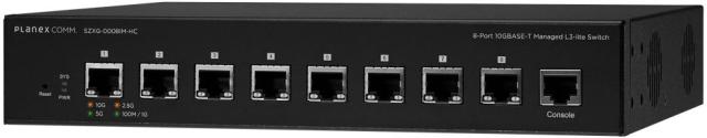 PLANEX プラネックスコミュニケーションズ 8ポート 10GBASE-T マネージドL3 liteスイッチ 高冷却モデル SZXG-0008IM-HC
