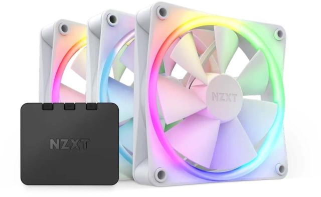 NZXT ケースファン F-120 RGB Triple Pack 120mm x3パック・ホワイト RF-R12TF-W1