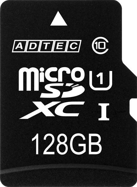 ADTEC アドテック microSDXCカード 128GB UHS1 SD変換アダプタ付 AD-MRXAM128G/U1