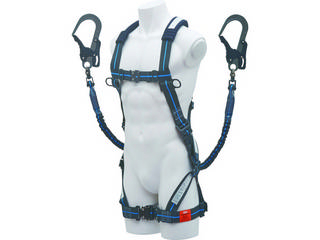 KIYO/基陽 KH ハーネスX型+2丁掛けランヤード セット XPNBLJPWB2