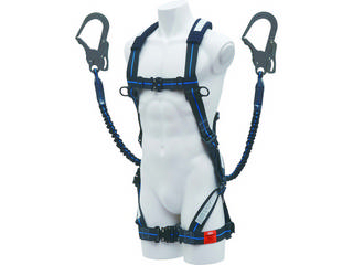 KIYO 基陽 KH ハーネスX型+2丁掛けランヤード セット XPNBLSPWB2