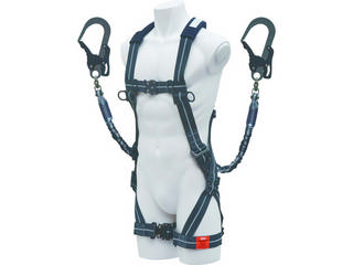 KIYO/基陽 KH ハーネスX型+2丁掛けランヤード セット XPNSLJPWS2