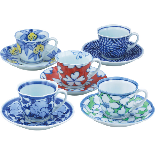 波佐見焼 春秋絵変わり 珈琲碗皿揃 037-239Mの通販は 9,764円