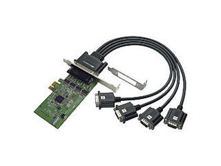 ラトックシステム REX-PE64D 4ポート RS-232C・デジタルI/O PCI Expressボード