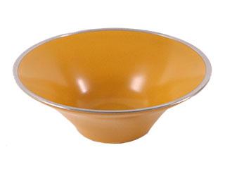 ★★★メタル丼フラワー 厚口渕磨きタイプ 塗装仕様 黄の通販は 5,296円