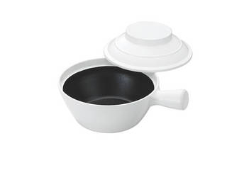 アルミ鋳物砂鍋 深型 内黒塗 18cm