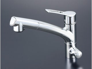 KVK ケーブイケー 浄水器シングルシャワー付混合栓 KM5061Nの通販は