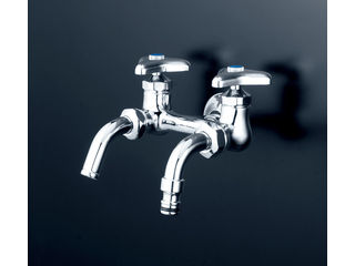 KVK ケーブイケー 寒冷地用 屋外ホース接続N付二口水栓 K112SPZの通販は