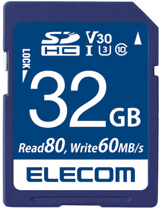 ELECOM エレコム データ復旧SDHCカード(UHS-I U3 V30) 32GB MF-FS032GU13V3R