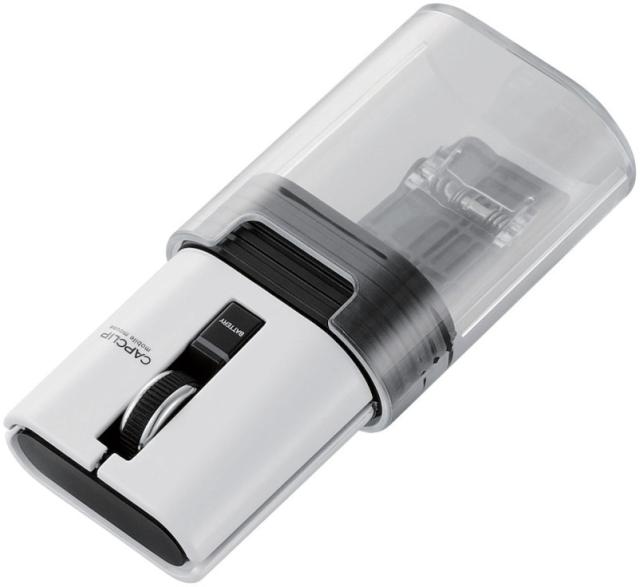 ELECOM エレコム IRマウス/キャップクリップ/静音ボタン/リチウムイオン電池/Bluetooth/3ボタン/ホワイト M-CC2BRSWHの通販は 4,630円