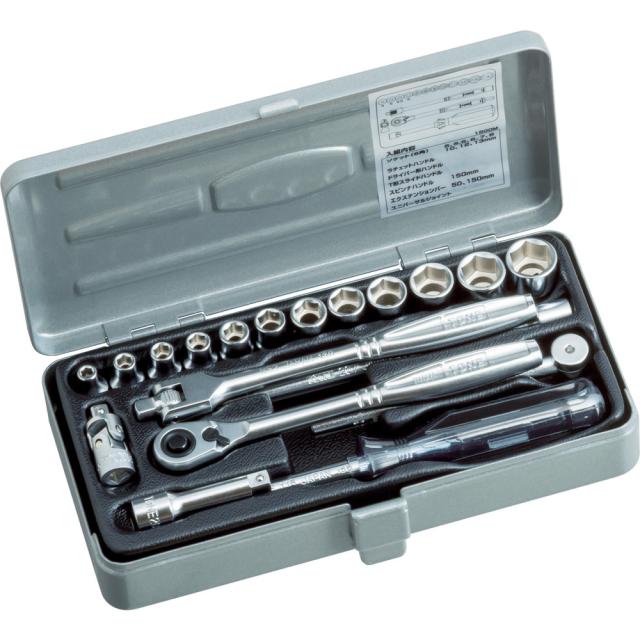 TONE/トネ ソケットレンチセット 19pcs 1800M
