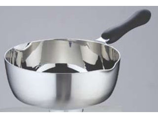 HONMA 本間製作所 クラッド プラ柄雪平鍋 ３０cm