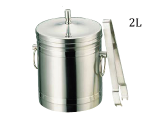 HONMA 本間製作所 【KOINU/仔犬印】PAI-59　KO 18-8 アイスバケット （トング付）〔2.0L〕 4,477円