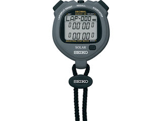 SEIKO セイコー SVAJ999 ソーラー式ストップウォッチ （グレイ） インダストリアル