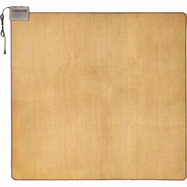 TEKNOS テクノス TWM-2000M　ホットカーペット 木目フローリングタイプ 2畳　木目調ライトブラウン