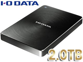 I・O DATA アイ・オー・データ USB3.1（Gen1） Type-C対応ポータブルハードディスク カクうす 2TB HDPX-UTC2K ブラックの通販は