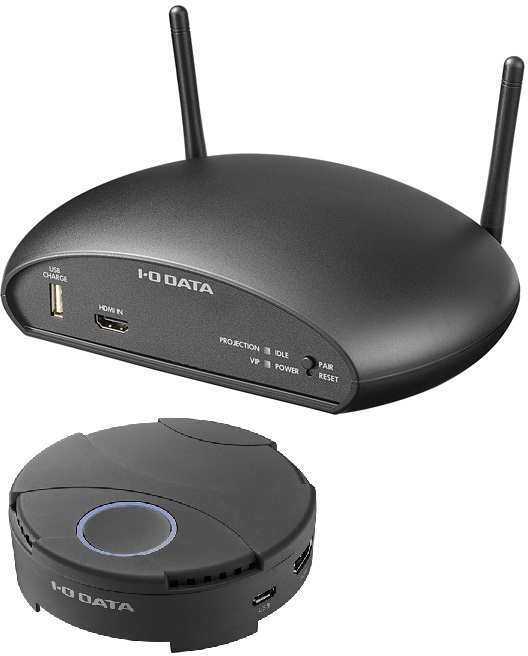 I・O DATA アイ・オー・データ タッチバック機能搭載 Wi-Fi HDMIアダプター フルHD対応モデル 親機・子機セット WHD-FTR1