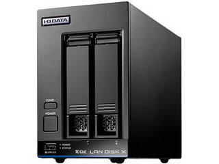 I・O DATA アイ・オー・データ 10GbE&マルチギガビット Linux 法人2ドライブNAS 8TB (5年保証・データ復旧) HDL2-XA8Bの通販は