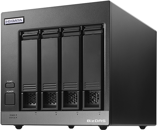 I・O DATA アイ・オー・データ 法人向け 5年保証 USB 5Gbps対応/4ドライブ搭載(RAID 0/5/10対応)外付HDD 32TB HD4-UTN32_1