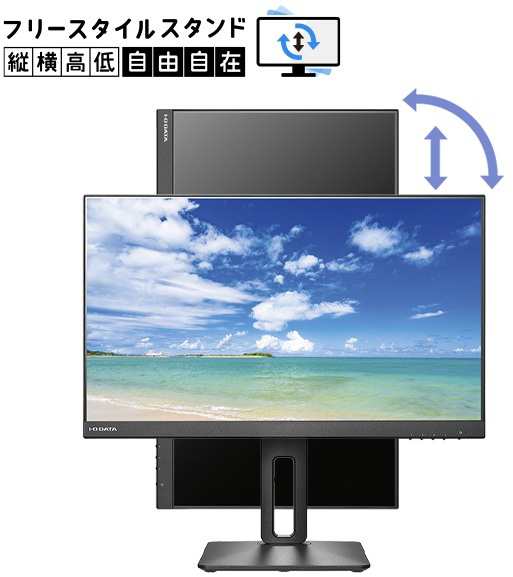 I・O DATA アイ・オー・データ Web限定モデル ADS フルHD23.8型ワイド液晶ディスプレイ フリースタイルスタンド EX-D241SD-F