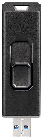 I・O DATA アイ・オー・データ USB10Gbps（USB 3.2 Gen2）対応 スティックSSD 500GB SSPS-US500GR グレー×ブラック_4