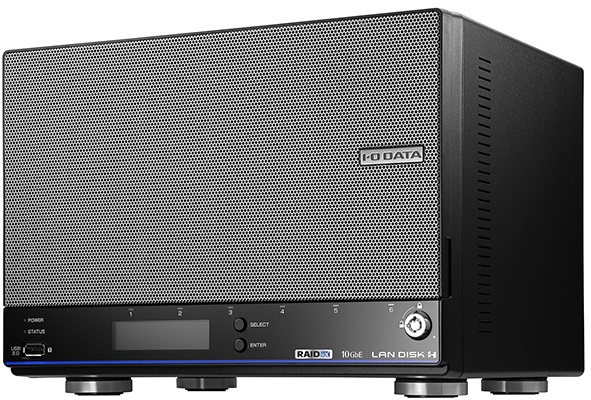 I・O DATA アイ・オー・データ 法人向け6ドライブNAS(ネットワークHDD) 5年保証 24TB HDL6-HB24