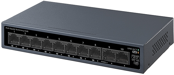 I・O DATA アイ・オー・データ IEEE802.3at準拠 10ポートL2アンマネージGigabit PoEハブ BSH-GP210