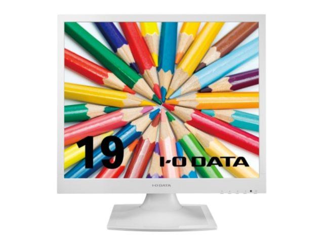I・O DATA アイ・オー・データ 「5年保証」19型スクエア液晶ディスプレイ ホワイト 抗菌モデル LCD-SAX191DW-AG※受注生産