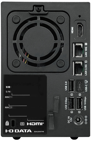 I・O DATA アイ・オー・データ Windows Server 2025 Standard 搭載サーバー APS2-WS25SI3