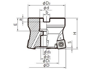 KYOCERA/京セラ ミーリング用ホルダ MFH063R-10-6T-22M